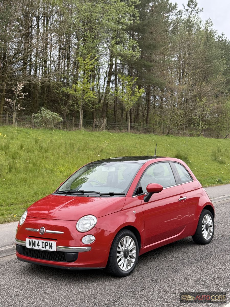 2014 Fiat 500 Petrol — Red — Sunroof