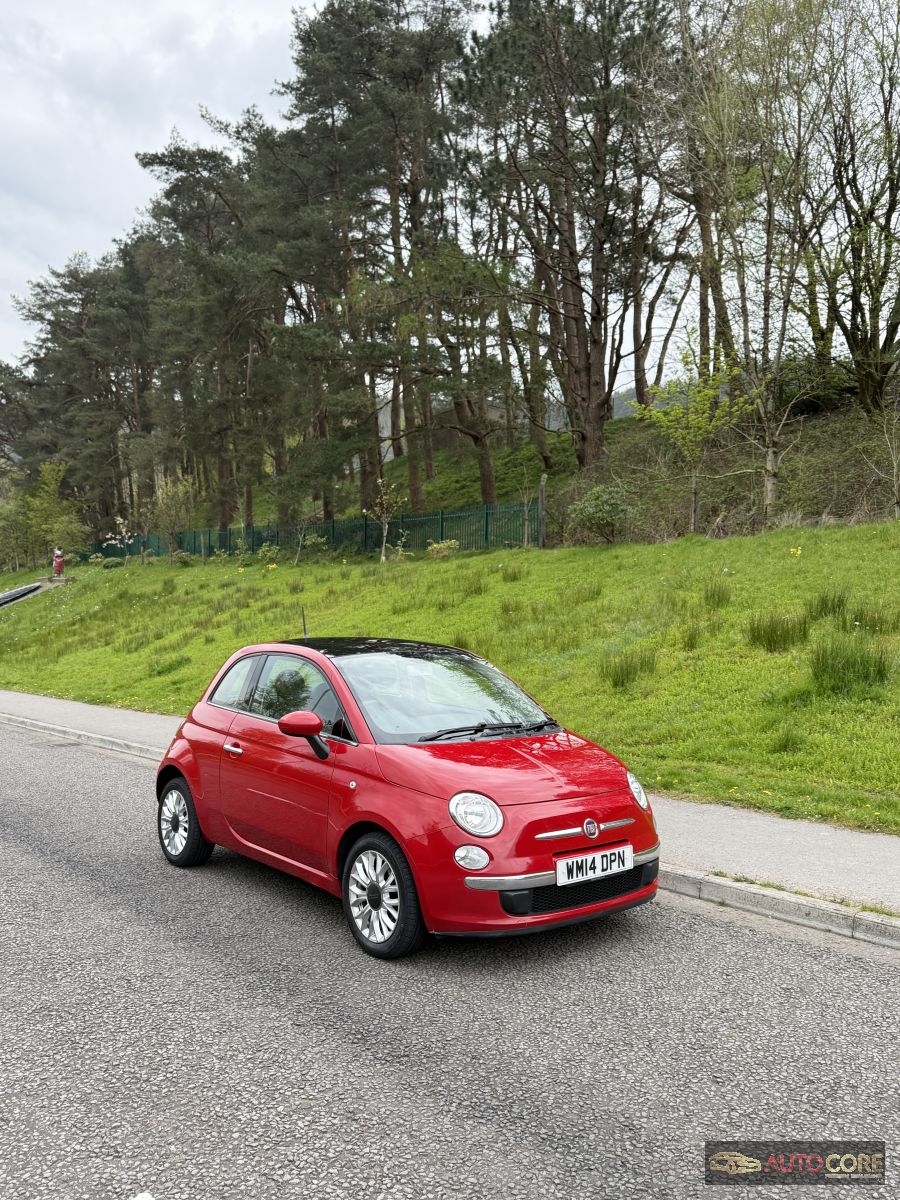 2014 Fiat 500 Petrol — Red — Sunroof – photo 3