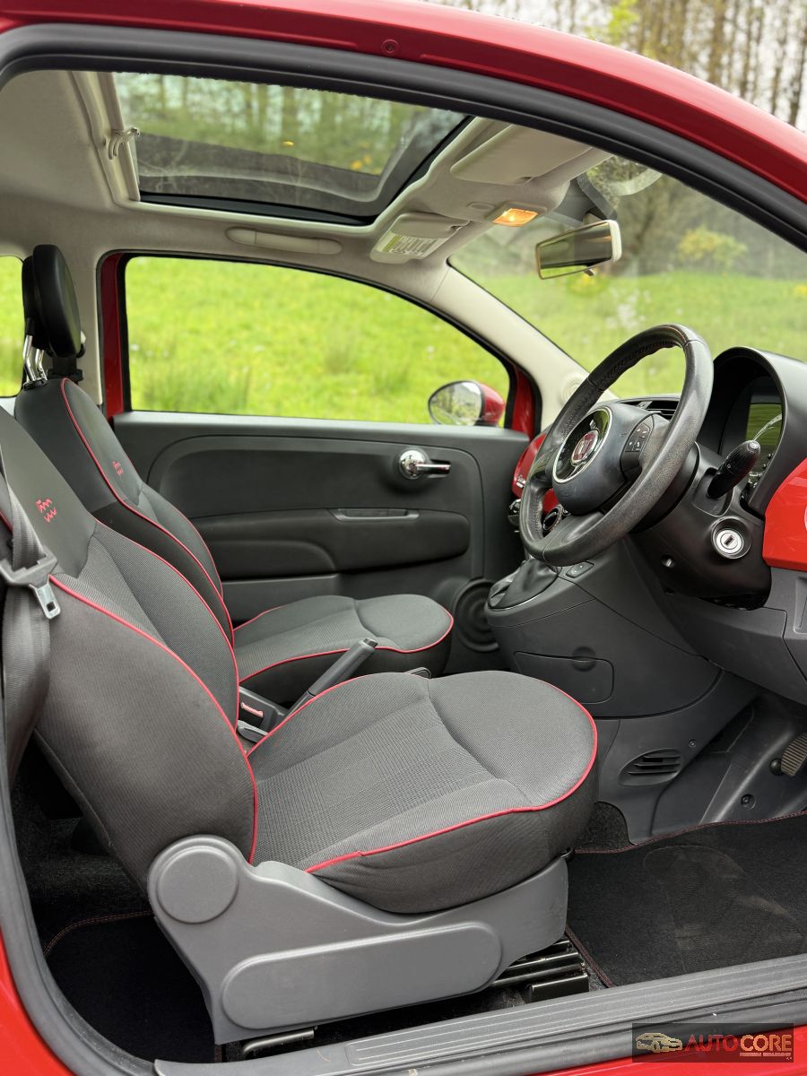 2014 Fiat 500 Petrol — Red — Sunroof – photo 5