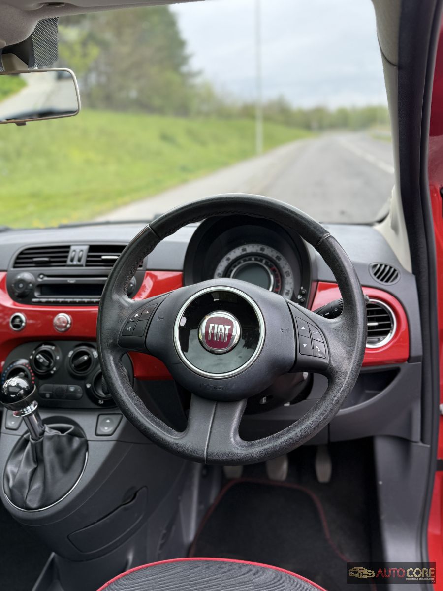 2014 Fiat 500 Petrol — Red — Sunroof – photo 6