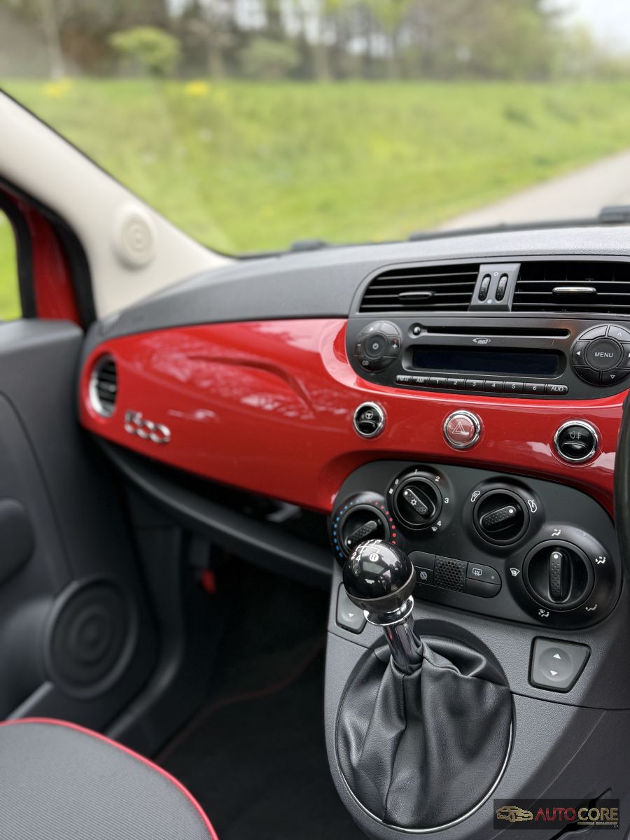 2014 Fiat 500 Petrol — Red — Sunroof – photo 7