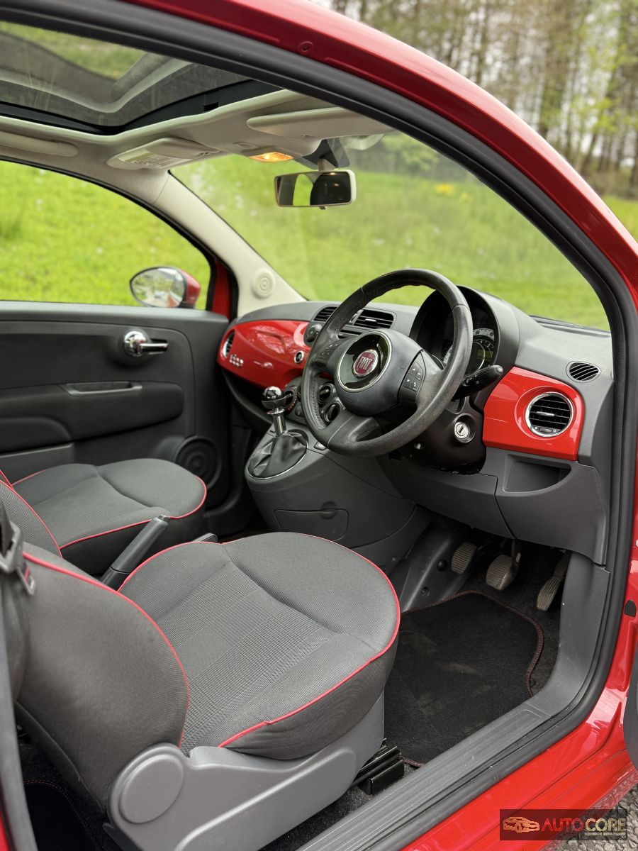 2014 Fiat 500 Petrol — Red — Sunroof – photo 8