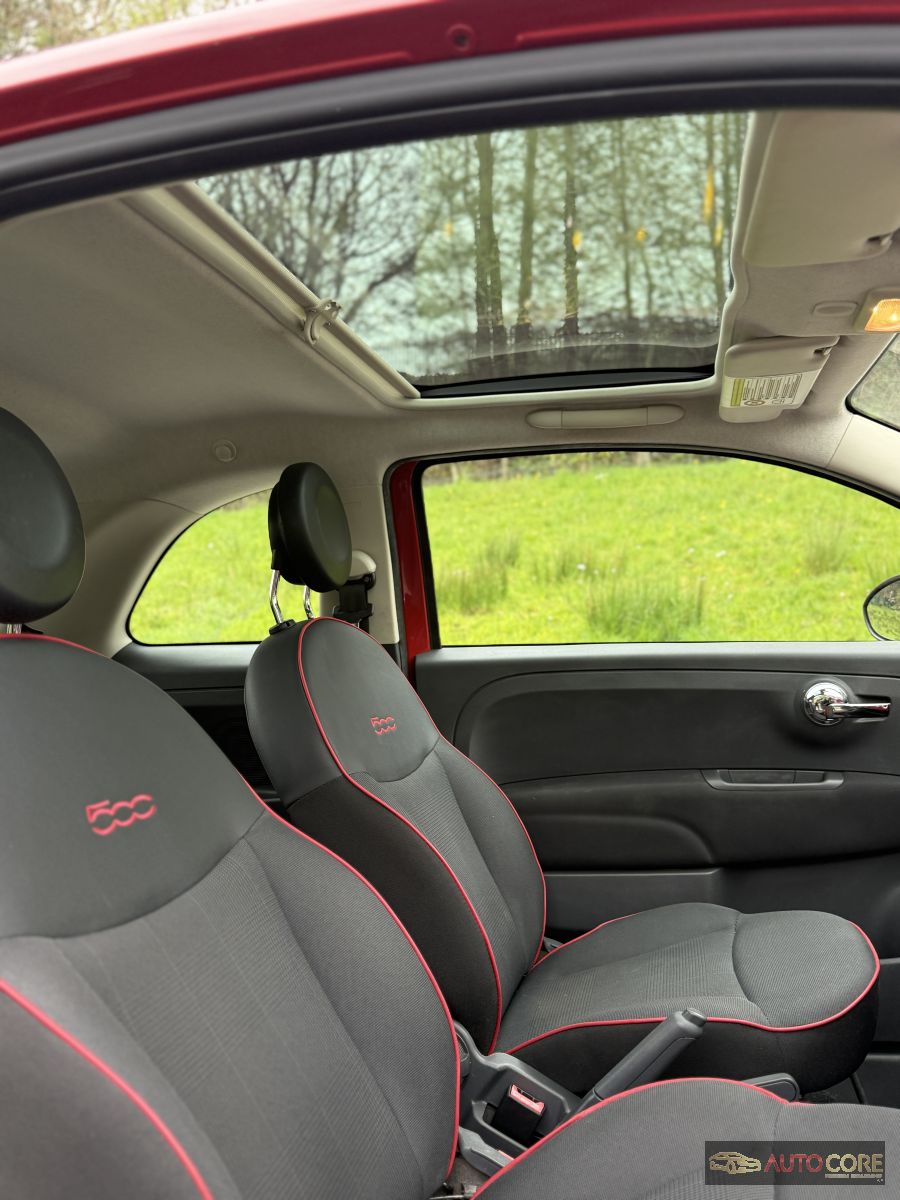 2014 Fiat 500 Petrol — Red — Sunroof – photo 11