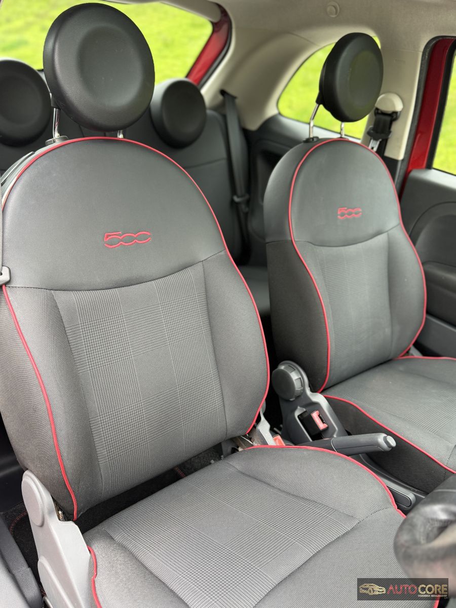 2014 Fiat 500 Petrol — Red — Sunroof – photo 12